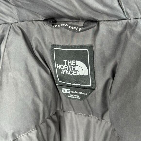 THE NORTH FACE Purple Hyvent Down Puffer Parka Jacket Women's Size XS FLAW - Picture 4 of 10